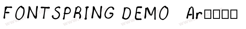 FONTSPRING DEMO   Ar字体转换